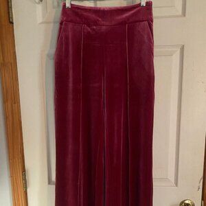 I.N.C. High Waisted Wide Leg Velvet Pants Size XS New with Tag